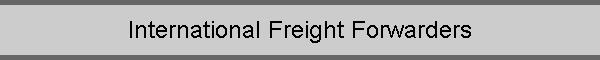 International Freight Forwarders